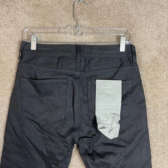 Everlane Modern Boyfriend Jeans Womens Size 25 Black Stretch Denim High Rise NEW - Picture 13 of 14